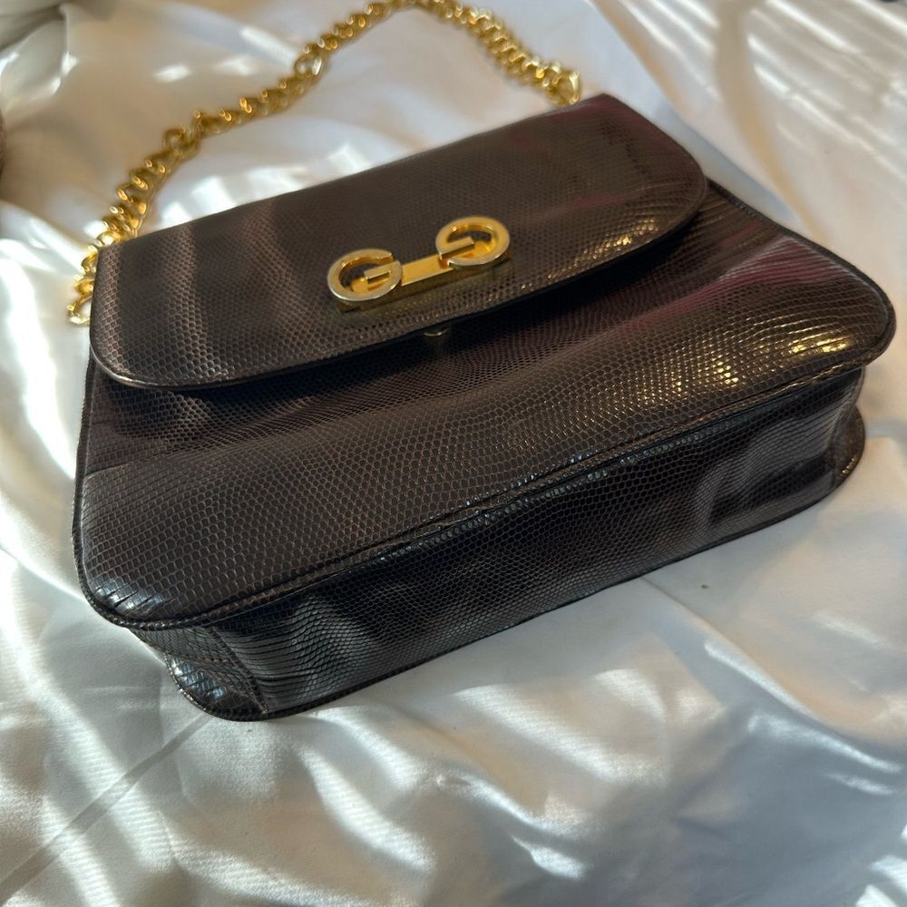 Gucci crocodile leather shoulder bag - Picture 16 of 16